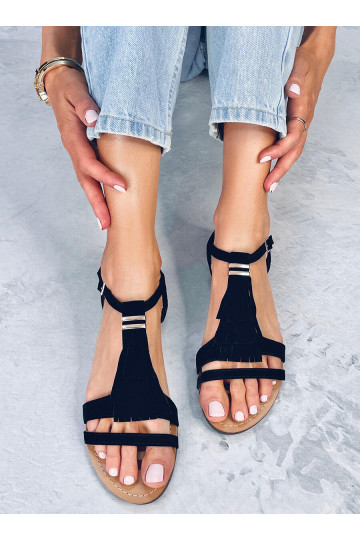 Sandalen mit Fransen CORBIN...