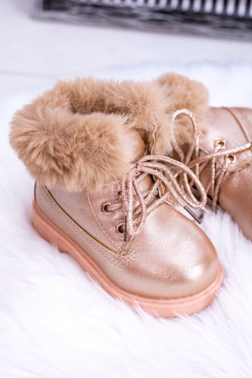 Kinderstiefel Roségold Fobos 2