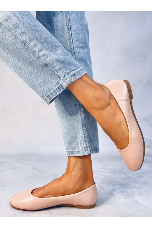 Damen-Ballettschuhe TOVA BEIGE mit...