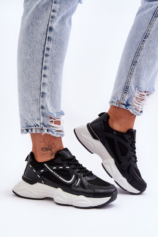 Schwarze Feluci-Sneaker für Damen
