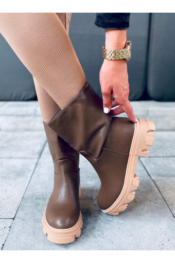 Braune Damenstiefel JOWITA...