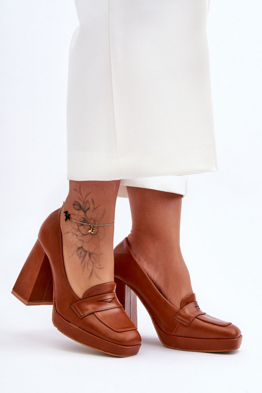 Stilvolle Schuhe mit breitem Absatz,...