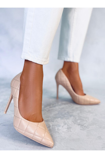 Schuhe mit dünnem Absatz RAQUEL NUDE