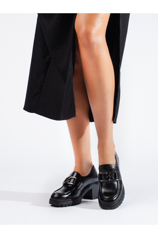 Schwarze Damenschuhe mit Absatz Shelovet Schwarze Damenschuhe mit Absatz Shelovet