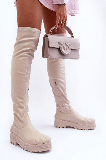 Lange Stiefel mit...
