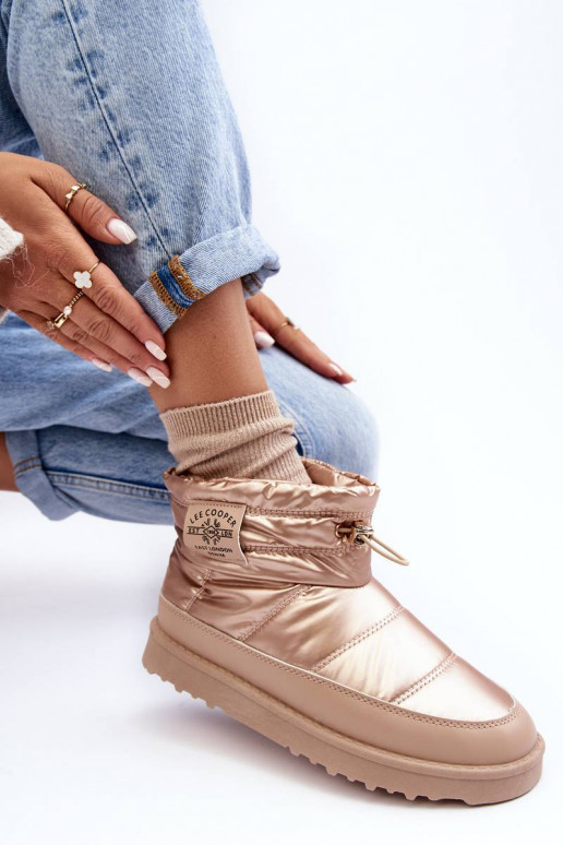 Warme Schneestiefel Lee Cooper beige Warme Schneestiefel Lee Cooper beige