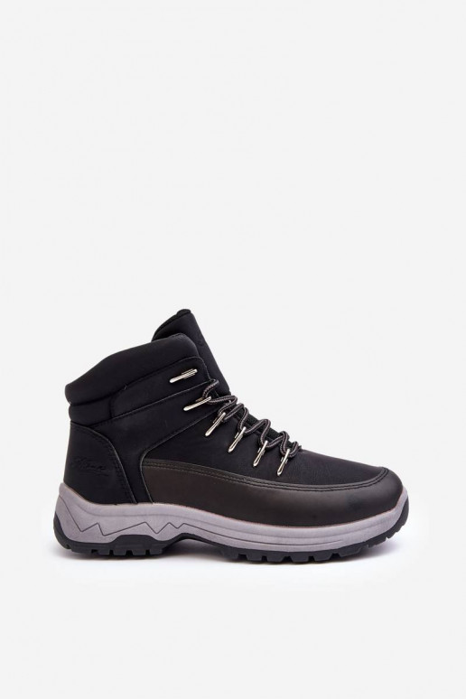Maraena schwarze Wanderstiefel für Herren