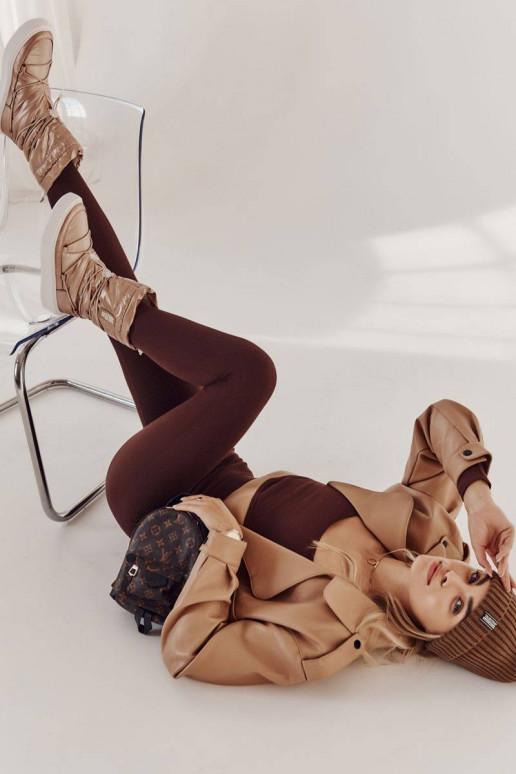 Beheizte Schneestiefel Big Star beige Beheizte Schneestiefel Big Star beige