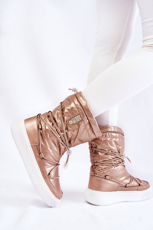 Beheizte Schneestiefel Big Star beige Beheizte Schneestiefel Big Star beige