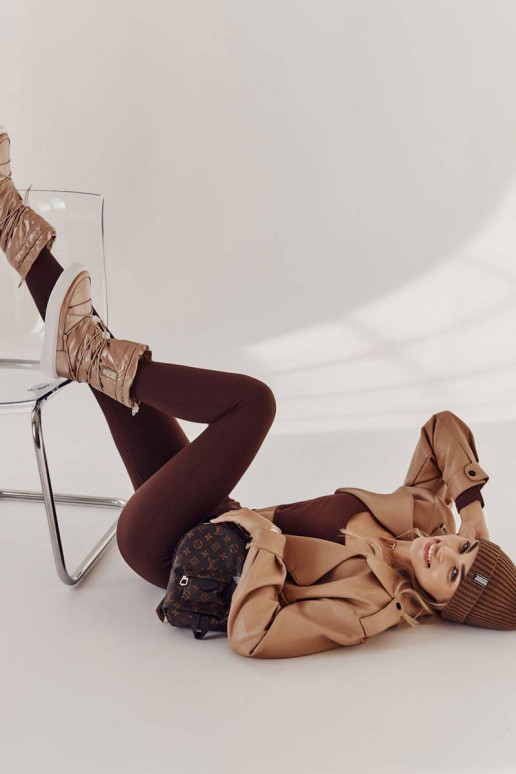 Beheizte Schneestiefel Big Star beige Beheizte Schneestiefel Big Star beige