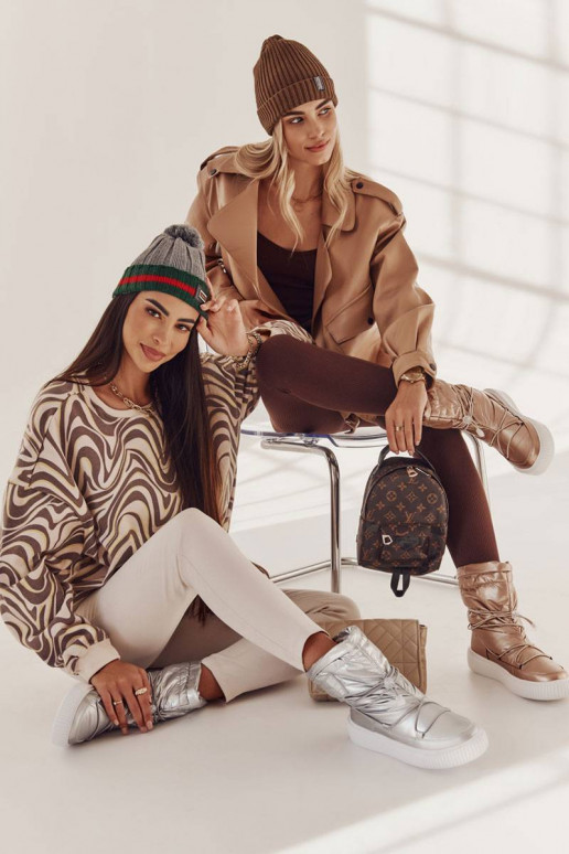 Beheizte Schneestiefel Big Star beige Beheizte Schneestiefel Big Star beige