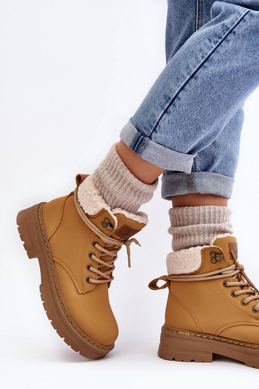 Stiefel mit Aufwärmfunktion in brauner Farbe Lynnvia