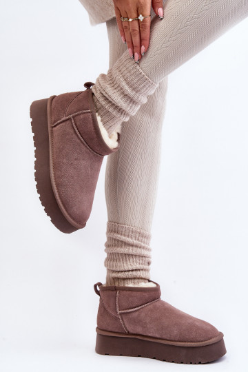 Wildleder-Schneestiefel in... 2