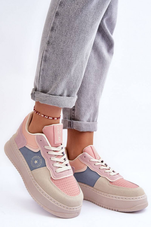 Sportschuhe Big Star rosa-sandfarben Sportschuhe Big Star rosa-sandfarben