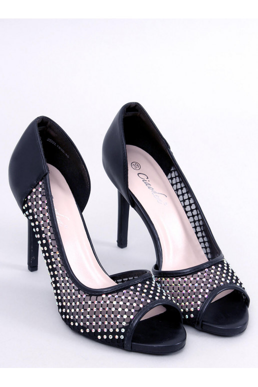 Schuhe mit hohen Absätzen GLAS SCHWARZ