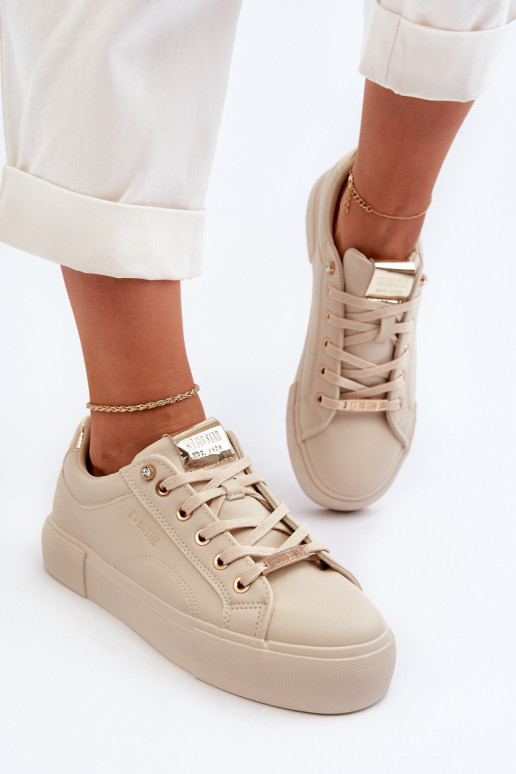 Sneakers Modell Schuhe Big Star beige