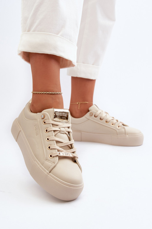 Sneakers Modell Schuhe Big Star beige