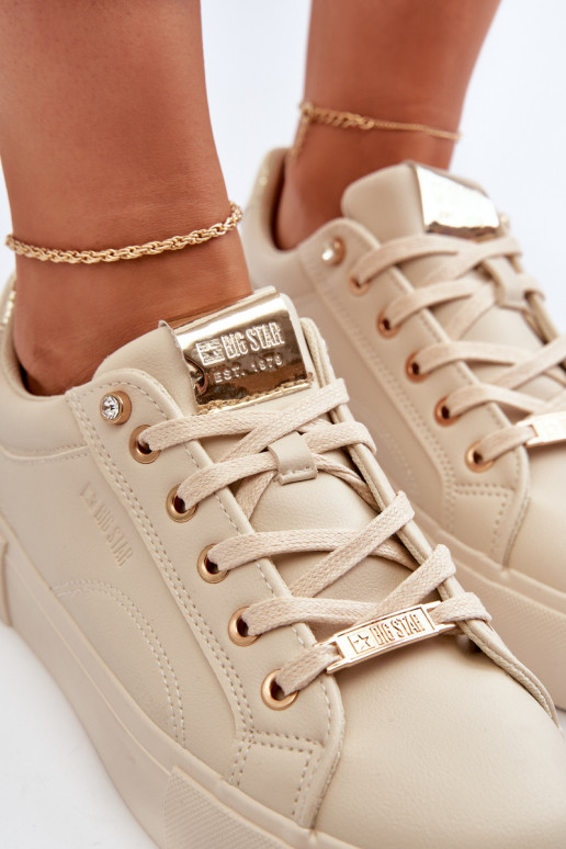 Sneakers Modell Schuhe Big Star beige