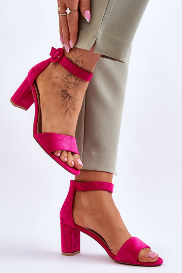 Rosa Wildleder-Sandalen Lexi 2