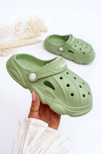 Crocs-Hausschuhe für Kinder in der Farbe Cloudy
