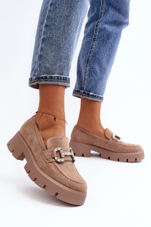 Mokassins mit Ornamenten in der Farbe... Mokassins mit Ornamenten in der Farbe...