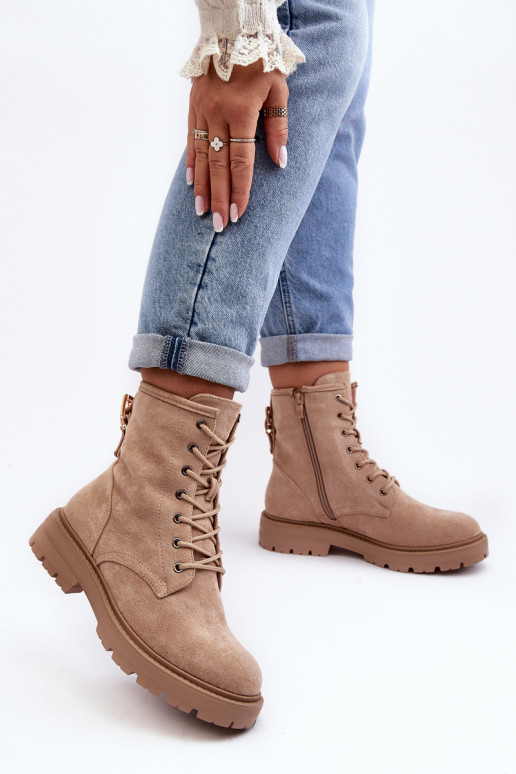 Stiefeletten mit Reißverschlüssen in... Stiefeletten mit Reißverschlüssen in...