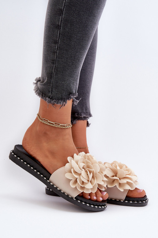 Damen-Flip-Flops mit Blumenmotiven in...