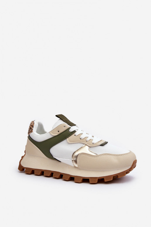 Sneakers Modell Schuhe Sand - grüne... Sneakers Modell Schuhe Sand - grüne...