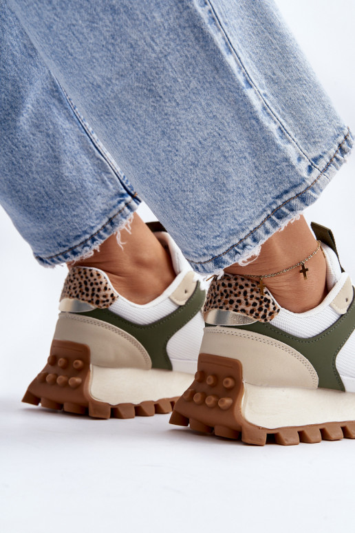 Sneakers Modell Schuhe Sand - grüne... Sneakers Modell Schuhe Sand - grüne...