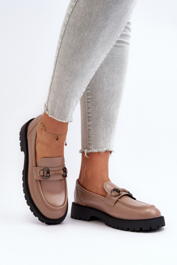 Mokassins beige Ledda