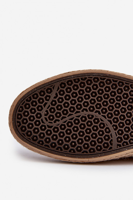 Sandfarbene Kunstwildleder...