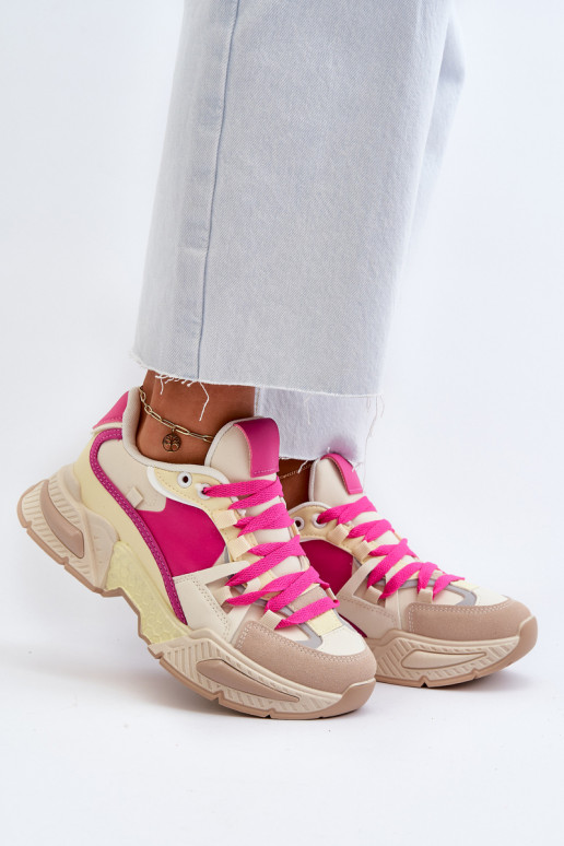 Schuhe mit massiver Sohle in rosa... Schuhe mit massiver Sohle in rosa...