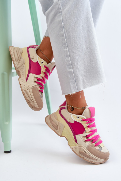 Schuhe mit massiver Sohle in rosa... Schuhe mit massiver Sohle in rosa...