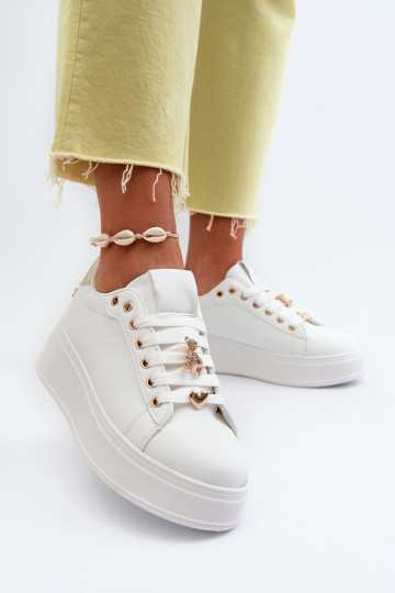Weiße Damen-Sneaker mit... 2