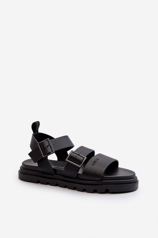 Damen schwarze Sandalen aus... Damen schwarze Sandalen aus...