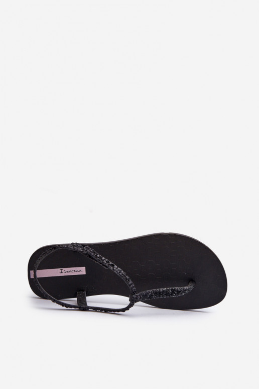 Sandalen über der Spitze mit Glanz in... Sandalen über der Spitze mit Glanz in...