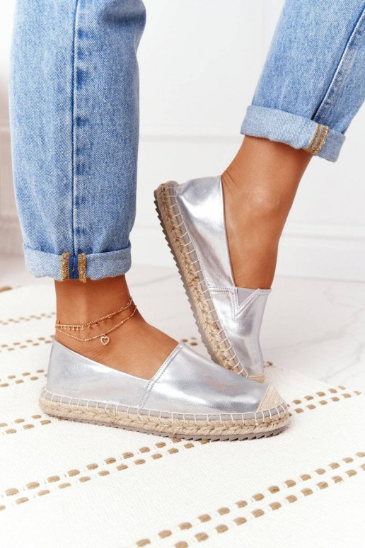 Leder-Espadrilles Big Star in...