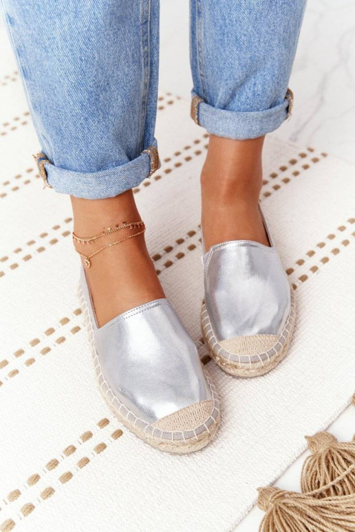 Leder-Espadrilles Big Star in...