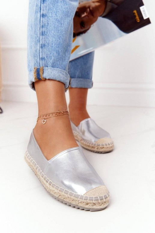 Leder-Espadrilles Big Star in...