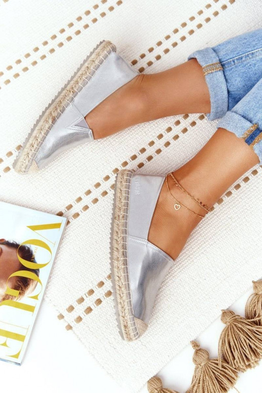 Leder-Espadrilles Big Star in...