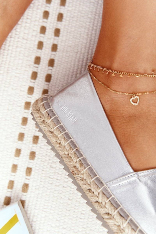 Leder-Espadrilles Big Star in...