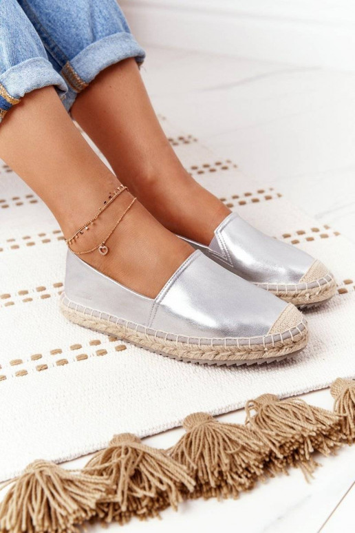 Leder-Espadrilles Big Star in...