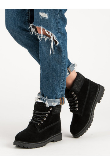 Schwarze Stiefel