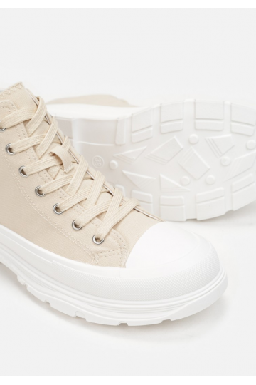 Freizeitschuhe mit beiger... 2