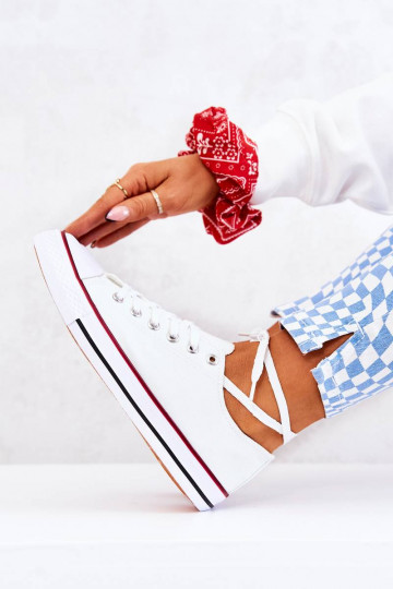 Weiße Freizeitschuhe 2