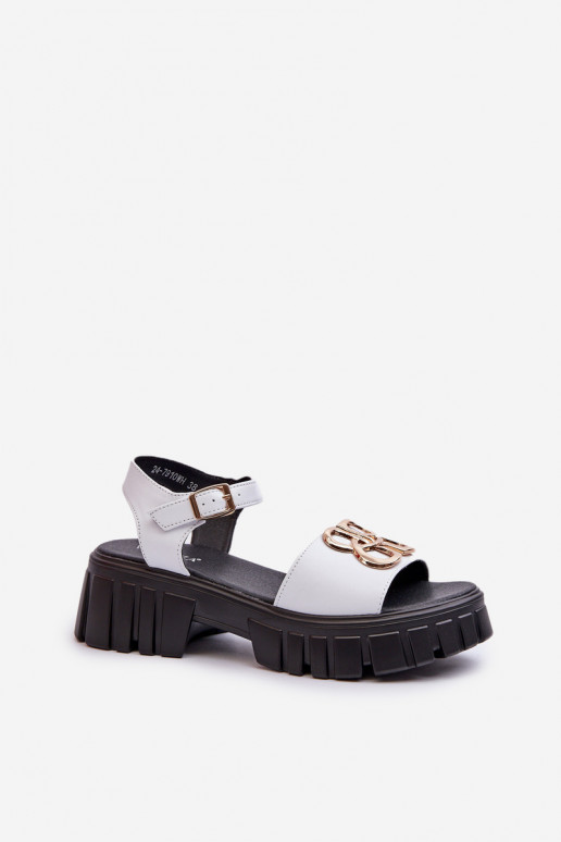 Moteriškos basutės  baltos spalvos su... Moteriškos basutės  baltos spalvos su...