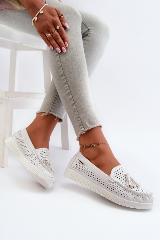 Moteriški mokasinai iš eko odos...