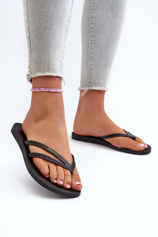 Guminės Šlepetės juodos spalvos