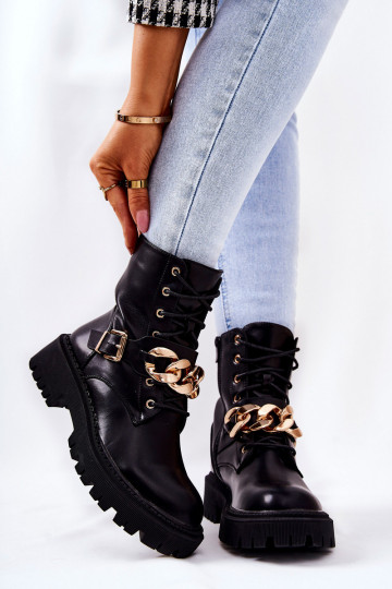 Damenschuhe mit Kette in... 2