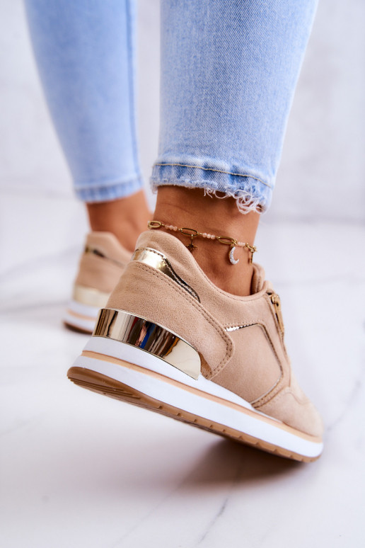 Plateau-Sneaker in Beige von Riverside Plateau-Sneaker in Beige von Riverside